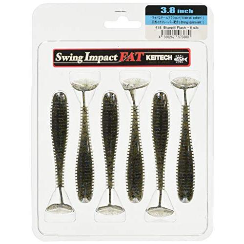 ケイテック(Keitech) スイングインパクト ファット 3.8インチ #418 ブルーギルフラッシュ | 