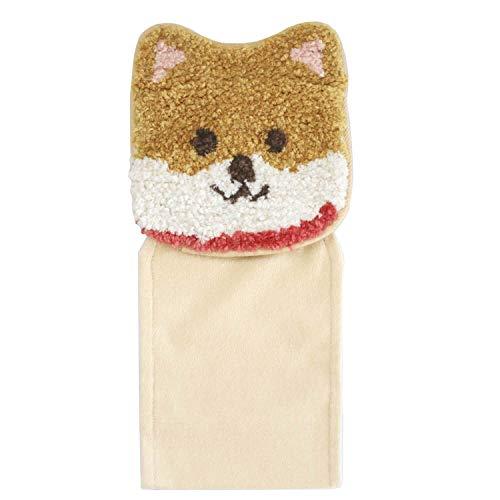 オカ(OKA) ファンディット アニマル トイレットペーパーホルダーカバー ブラウン(豆しば)(動物 ペット マメシバ) | 