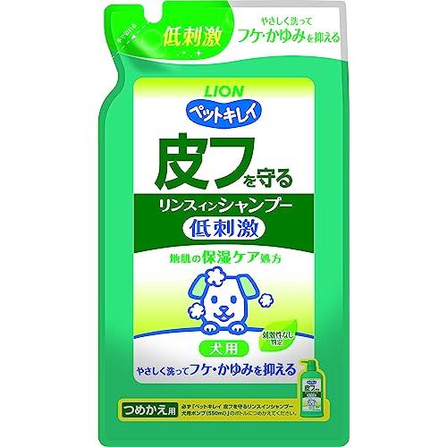 ライオン ペットキレイ 皮フを守る リンスインシャンプー 犬用 つめかえ用 愛犬用 詰替え400ml LIONPET | 