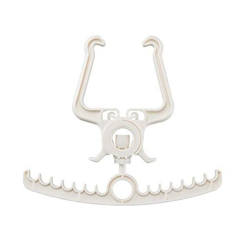 ライクイット (like-it) 洗濯 部屋干し はさんでハンガー 約幅24.5x奥2.1x高21cm ホワイト 日本製 洗濯物 室内干し 洗濯 | 