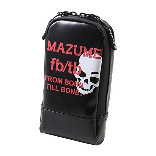 マズメ モバイルケース Slim MZAS-724-01 ブラック×レッド フリー | 