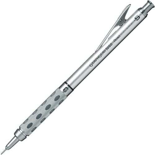 ぺんてる シャープペン グラフギア1000 PG1015 0.5mm シルバー | 