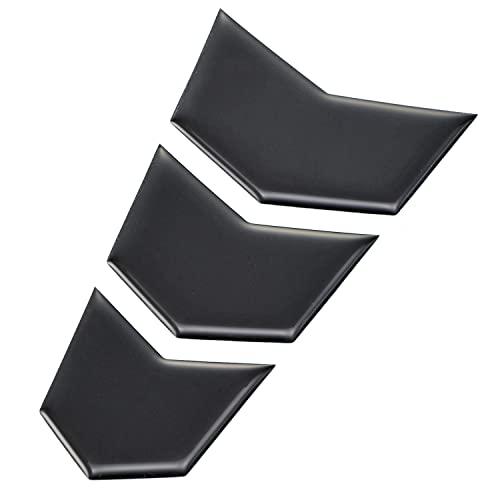 デイトナ(Daytona) バイク用 傷防止シール タンクパッド 3ピース Sサイズ ブラック 94870 | 