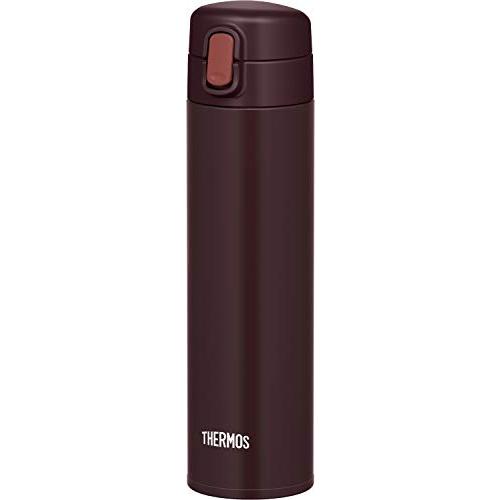 サーモス 水筒 真空断熱ストローボトル 450ml ブラウン 保冷専用 FJM-450 BW | 