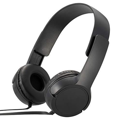 オーム電機 AudioComm ステレオヘッドホンH125 ブラック HP-H125N-K 03-2281 OHM | 