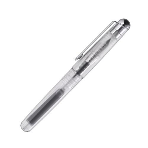 エルバン カートリッジインク用万年筆 スケルトン F(細字)カートリッジインク1本付き(色:ナイトブルー)全長11.8cm HERBIN hb- | 