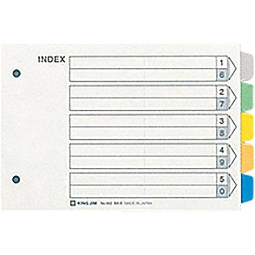 キングジム(Kingjim) カラーインデックス 902 B6E | 