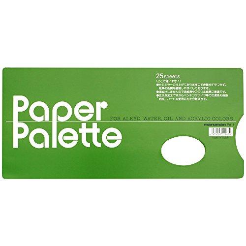 マルマン(maruman) スケッチブック ペーパーパレット 140X306mm 25枚 ラミネート紙 PA1 | 