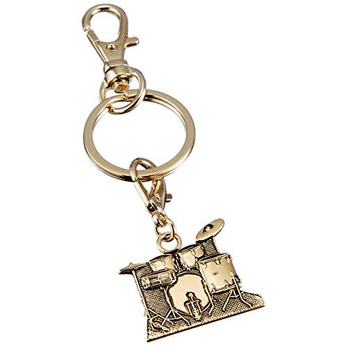 ナカノ ブラスバンドキーホルダー ドラムセット ゴールド MM120KHDRG | 