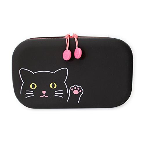 リヒトラブ ファスナーポーチ プニラボ クロネコ A7716-3 | 