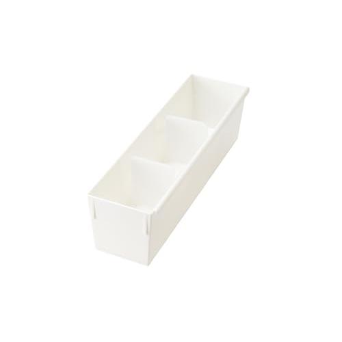 ライクイット(like-it) 引き出し内仕切り収納ケース インナーケース 靴下ケース 仕切り板 2枚付き 約幅9.5x奥33x高9.5cm ホ | 