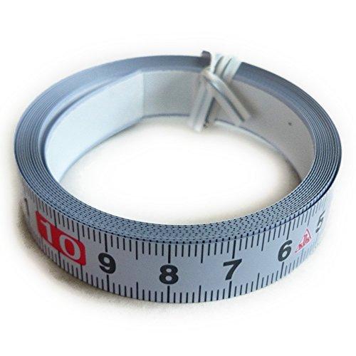 エスコ 13mmx2.0m粘着付・目盛テープ(逆目盛) EA720YY-12 | 