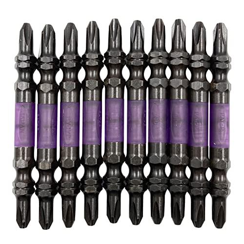 アネックス(ANEX) 黒龍靭ビット 両頭 スリム +2x65 10本袋 ABRS-14M | 