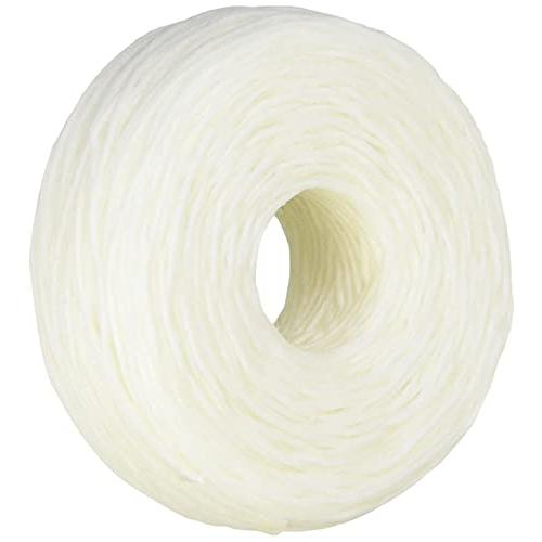 クラフトシャ(craftsha) クラフト社 革工具 手縫いロウビキ糸 細 白 8640-01 | 