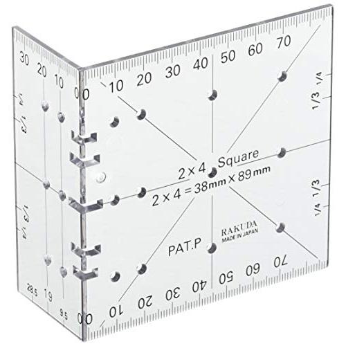 清水製作所 ラクダ ツーバイフォー定規 ポリカーボネート (PC) | 