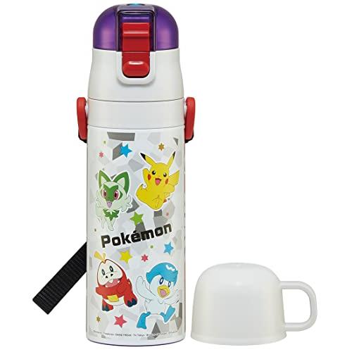 スケーター(Skater) 子供用 ステンレス 水筒 2way 直飲み 470ml コップ飲み 430ml ポケモン 23N 子供に優しい軽量タ | 