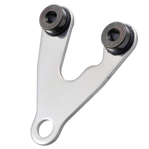 デイトナ(Daytona) バイク用 メーターステー 取付幅45mm 取付M10 防振ラバー ステンレス製 センター/曲げなし 63526 | 