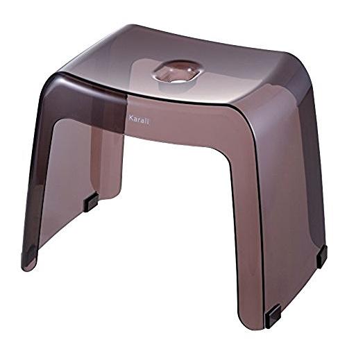 リッチェル 風呂椅子 カラリ 高さ30cm スモークブラウン 日本製 | 