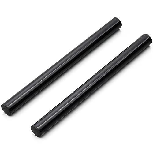 デイトナ(Daytona) 削り出し セパレートハンドル用 ストレートバー 2本セット ハンドル径 φ22.2mm ブラック 69463 | 