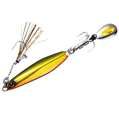 ハヤブサ(Hayabusa) メタルジグ FS417 ジャックアイ マキマキ 30g #7 ゴールデンライブリー FS417 | 