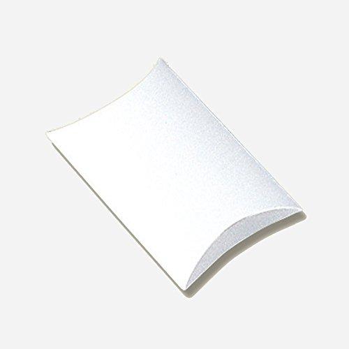 シモジマ ヘイコー 箱 ギフトボックス ピロー型 AX-6 シロ 11.5x14x3cm 10枚 006848001 | 
