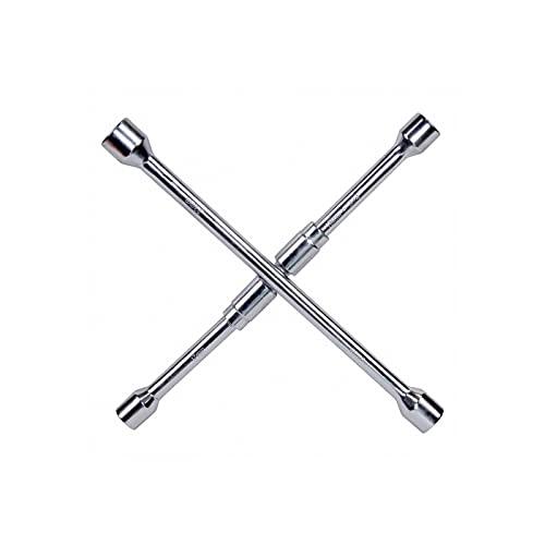 メルテック(meltec) 車用クロスレンチ タイヤ交換工具 折りたたみ式 薄型ソケット(17/19/21/23mm) シルバーMT-4 | 