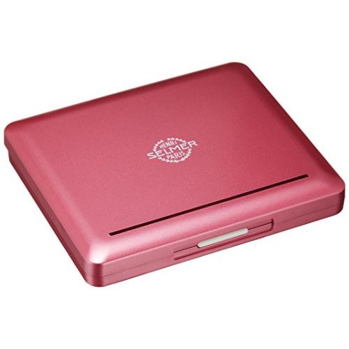 野中貿易(Nonaka Boeki) ノナカ アルトサクソフォン用 プラスチック製リードケース セルマーロゴ入り 10枚用 カラー:チェリーレッ | 