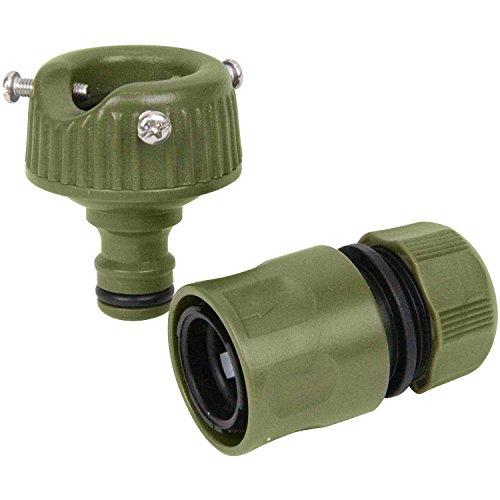 セフティー3 蛇口ニップルセット カラー 適合ホース内径12~15mm オリーブ SSK-7 OL | 