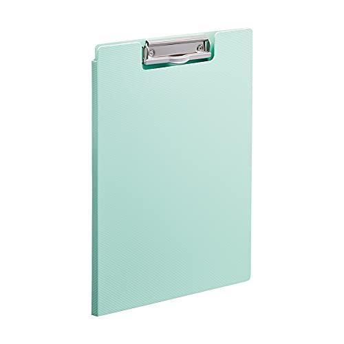 リヒトラブ バインダー 抗菌 クリップファイル A4 コピー用紙50枚 マルチポケット ALCLEA ライトグリーン F7740-19 | 