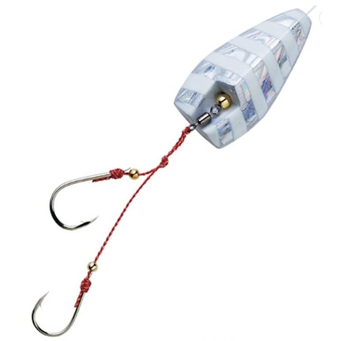 ハヤブサ(Hayabusa) 無双真鯛 貫撃遊動テンヤ 20号 No.07 ケイムラゼブラグロー SE105 | 