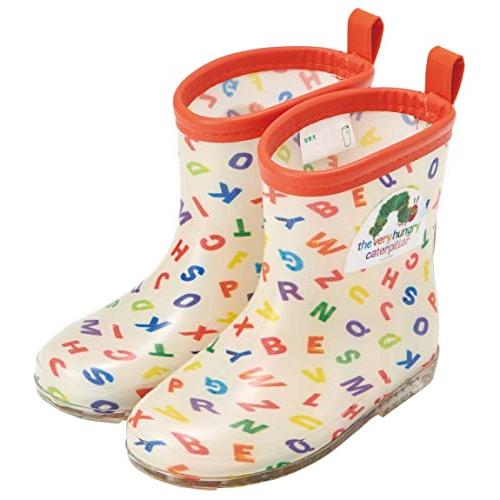 スケーター(Skater) レインブーツ シューズ 長靴 子供用 はらぺこあおむし アルファベット 反射テープ付 16cm RIBT16-A | 