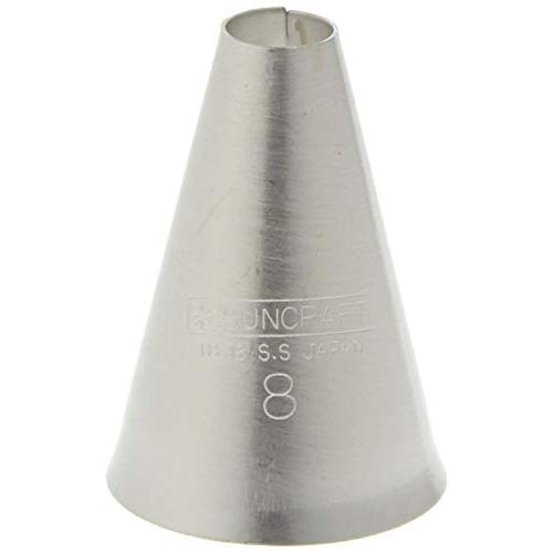 サンクラフト 絞り袋 口金 丸 8mm 日本製 ステンレス 食洗機対応 ケーキ クッキー デコレーション 製菓 パティシエール PP-556 シ | 