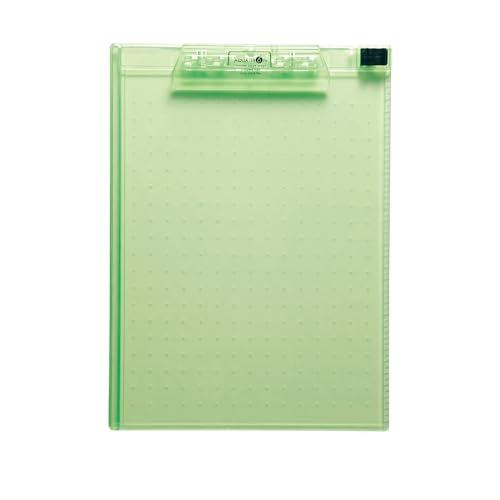 リヒトラブ バインダー クリップボード A4E 黄緑 A5010-6 | 