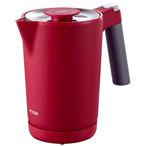 タイガー魔法瓶(TIGER) 電気ケトル 温度調節機能付き 湯沸かし コーヒードリップ ステンレス ７Safe＋ 1.0L 転倒お湯漏れ防止 カ | 