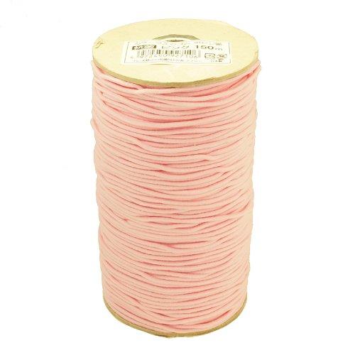 金天馬 工業用大巻 抗菌カラーマスクゴム 150mボビン巻 kw92710 ピンク | 