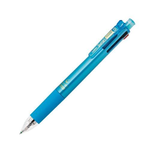 ゼブラ(ZEBRA) 多機能ペン 4色+シャープ スラリマルチ 0.5 ライトブルー P-B4SAS11-LB | 