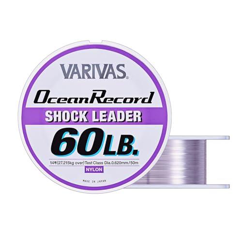 モーリス VARIVAS(バリバス) リーダー オーシャンレコードショックリーダー ナイロン 50m 14号 60lb ミスティーパープル | 