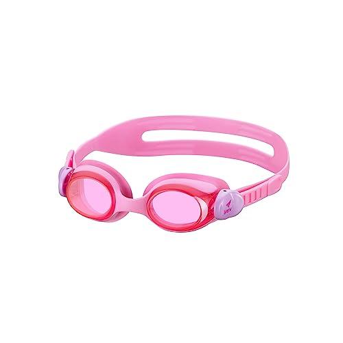 ビュー スイミングゴーグル 日本製 こども用 3歳〜5歳 簡単ストラップ調整 くもり防止機能 UVカット 抗菌仕様モデル ピンク V430J P | 