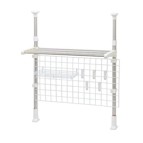 高儀 TAKAGI ステン突っ張りネットラック ホワイト | 