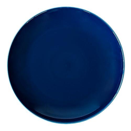 西海陶器 波佐見焼 Common コモン プレート 皿 ネイビー 直径約24cm 電子レンジ 食洗器対応 日本製 13217 | 