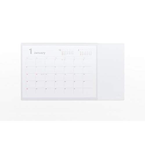 ミワックス デスクマット デスクカレンダー フリー ホワイト MX-CA-w | 