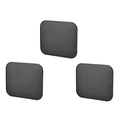 キジマ (kijima) バイク バイクパーツ ゼッケンプレート スクエア 250×300mm 3枚入り ブラック 305-35241 | 