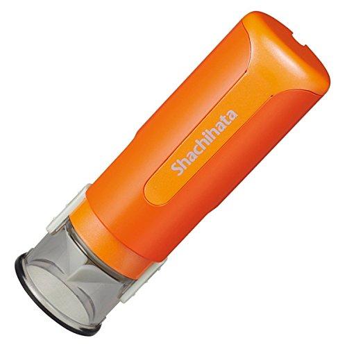 シャチハタ 印鑑 ハンコ キャップレス9N メールオーダー式 XL-CLN3/MO オレンジ | 
