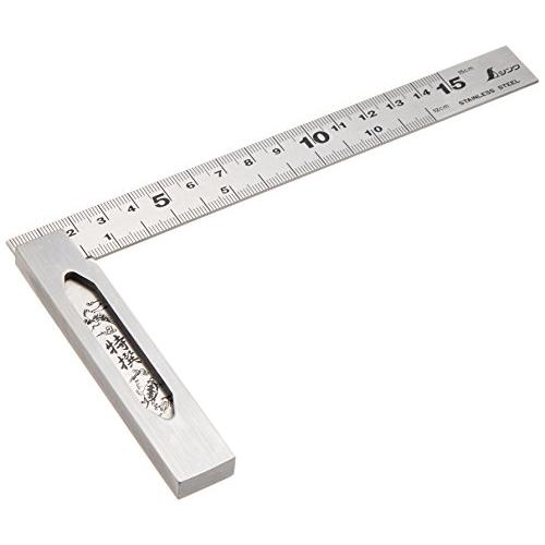 シンワ測定(Shinwa Sokutei) 完全スコヤ cm目盛 ステンレス鋼 15cm 62009 | 