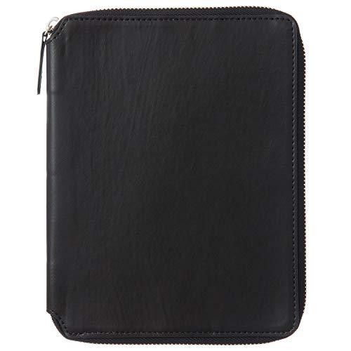 ラコニック 手帳カバー B6 ラウンドファスナー 黒 LDC09-270BK | 