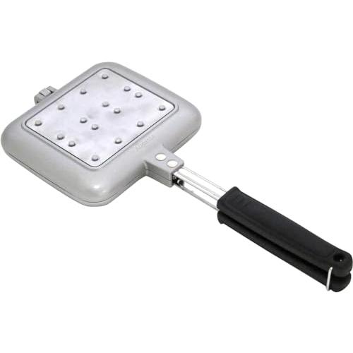 杉山金属 IH対応 スナック ホットサンドメーカー KS-2935 焼面サイズ:約12.5×14.5cm、底厚3.7mm | 