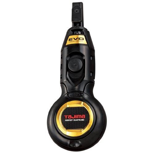 タジマ(Tajima) パーフェクト墨つぼ EVO-M 黒 糸長さ20m PS-EVO-MBK | 