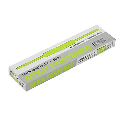 ライオン事務器 ファスナー 紙製 60mm 30本 No.8K | 