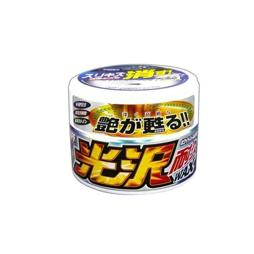 プロスタッフ(Prostaff) 洗車用品 ボディーワックス 光沢耐久ワックス ホワイトパール車用 厚手ぺフ付きスポンジ付き 250g S-59 | 