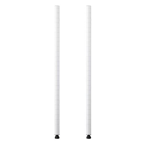 エレクター ベーシックシリーズ ポール 650mm ホワイト (2本入) B26PW2 ホームエレクター後継品 | 